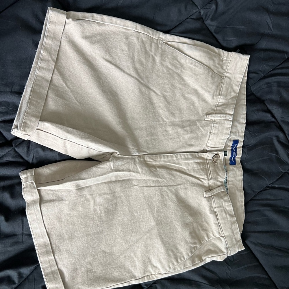 English Laundry Tan Flat Front Shorts